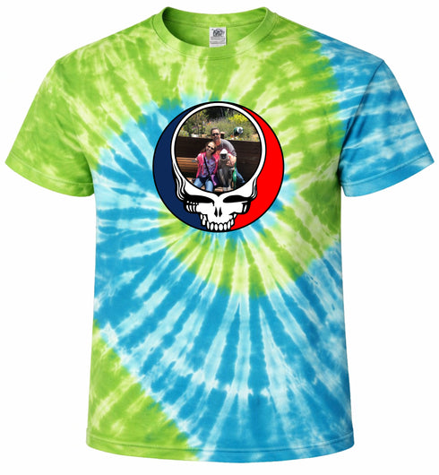 1591 - Custom Stealie Tie-Dye