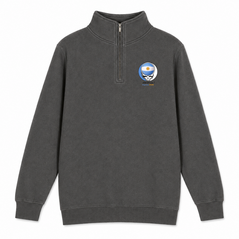 Argentina FIFA World Cup - Premium Grateful Dead Quarter-Zip Pullover - Charcoal - 6