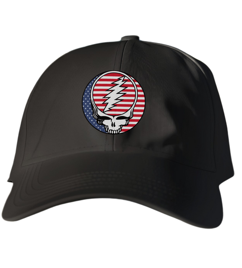 Stars and Stripes Stealie Dad Hat