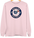 Dallas Football Dancing Bear Premium Crewneck — Dallas Cowboys — Light Pink