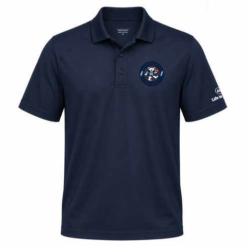 Dallas Football Dancing Bear Premium Polo — Dallas Cowboys — Navy