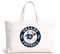 Dallas Football Dancing Bear Premium Tote Bag — Dallas Cowboys — White