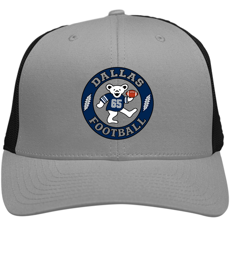 Dallas Football Dancing Bear Premium Trucker Cap — Dallas Cowboys — Heather/Black