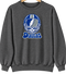 Dallas Helmet Stealie Premium Unisex Crewneck — Dallas Cowboys — Dark Heather