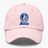 Dallas Helmet Stealie Premium Unisex Dad Hat — Dallas Cowboys — Pink