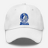 Dallas Helmet Stealie Premium Unisex Dad Hat — Dallas Cowboys — White