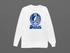 Dallas Helmet Stealie Premium Unisex Long-Sleeve — Dallas Cowboys — White