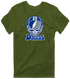 Dallas Helmet Stealie Premium Unisex T-Shirt — Dallas Cowboys — Military Green