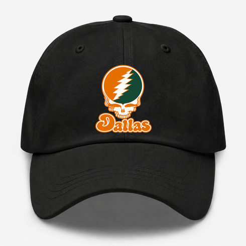 Dallas Stealie Premium Unisex Dad Hat — Design: Texas at Dallas The University of — Black