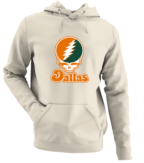 Dallas Stealie Premium Unisex Hoodie — Design: Texas at Dallas The University of — Sand