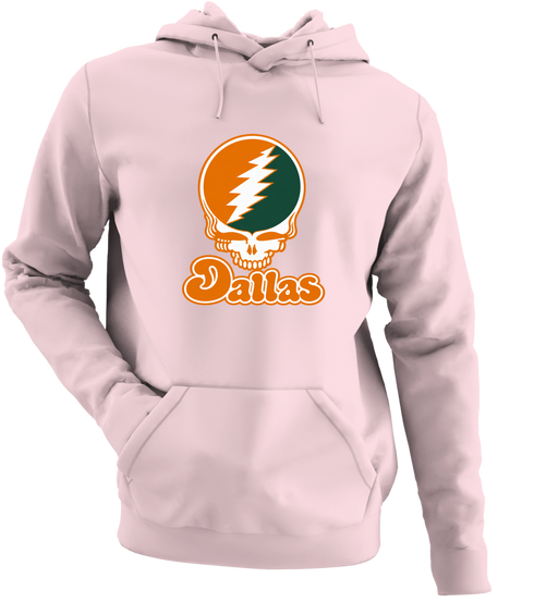 Dallas Stealie Premium Unisex Hoodie — Design: Texas at Dallas The University of — Light Pink