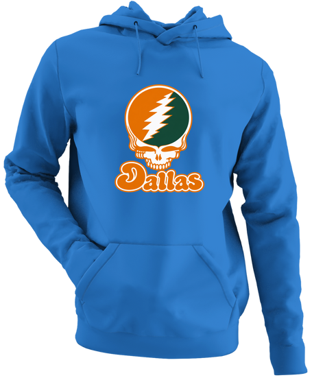Dallas Stealie Premium Unisex Hoodie — Design: Texas at Dallas The University of — Heather Royal