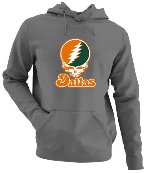 Dallas Stealie Premium Unisex Hoodie — Design: Texas at Dallas The University of — Charcoal