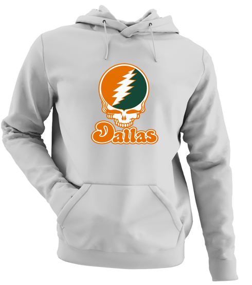 Dallas Stealie Premium Unisex Hoodie — Design: Texas at Dallas The University of — Sport Grey
