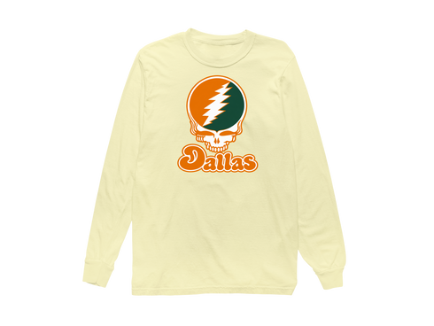 Dallas Stealie Premium Unisex Long-Sleeve — Design: Texas at Dallas The University of — Butter