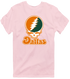 Dallas Stealie Premium Unisex T-Shirt — Design: Texas at Dallas The University of — Light Pink