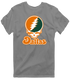 Dallas Stealie Premium Unisex T-Shirt — Design: Texas at Dallas The University of — Dark Heather