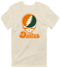 Dallas Stealie Premium Unisex T-Shirt — Design: Texas at Dallas The University of — Sand