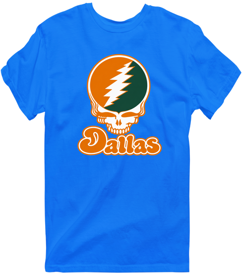 Dallas Stealie Premium Unisex T-Shirt — Design: Texas at Dallas The University of — Royal