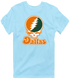Dallas Stealie Premium Unisex T-Shirt — Design: Texas at Dallas The University of — Light Blue