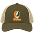 Dallas Stealie Premium Unisex Trucker Cap — Design: Texas at Dallas The University of — Moss/Khaki