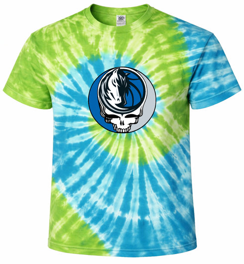 Dallas Mavericks Stealie Tie-Dye T-Shirt