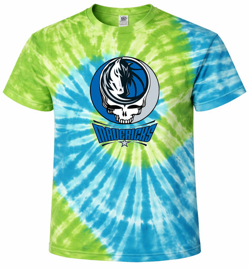 Dallas Mavericks Stealie Tie-Dye T-Shirt