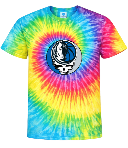 Dallas Mavericks Stealie Tie-Dye T-Shirt
