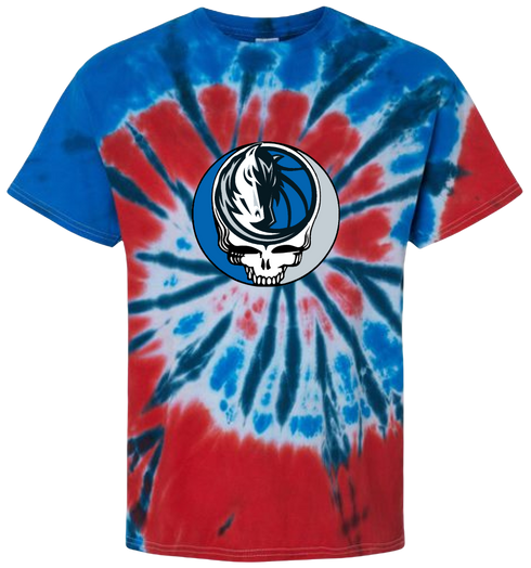Dallas Mavericks Stealie Tie-Dye T-Shirt