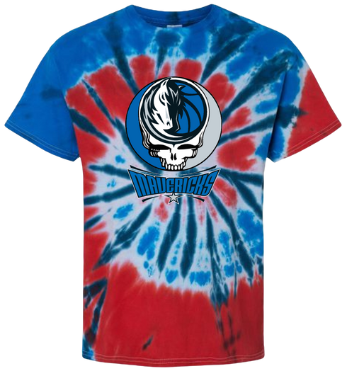Dallas Mavericks Stealie Tie-Dye T-Shirt