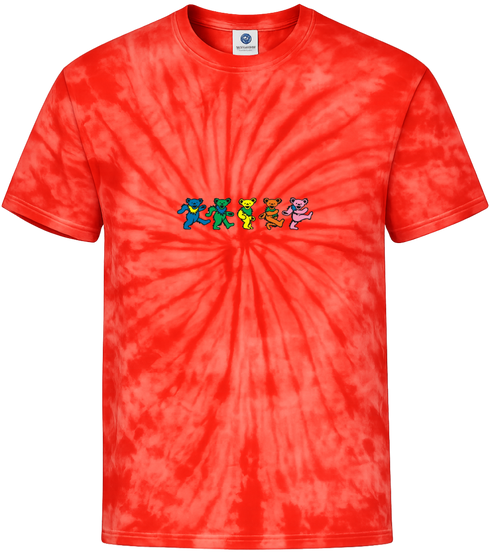 Dancing Bears Stealie Tie-Dye T-Shirt