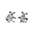 Grateful Dead - Dancing Bear Sterling Silver Semi Precious Post Earrings - StealieShop