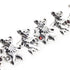 Grateful Dead - Dancing Bear Sterling Silver Semi Precious Post Earrings - StealieShop