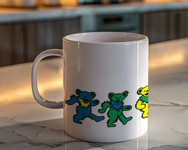 Grateful Dead - Dancing Bears 15 Ounce Coffee Mug - StealieShop