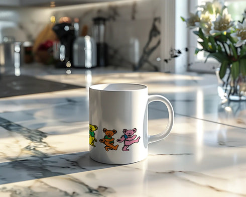 Grateful Dead - Dancing Bears 15 Ounce Coffee Mug - StealieShop