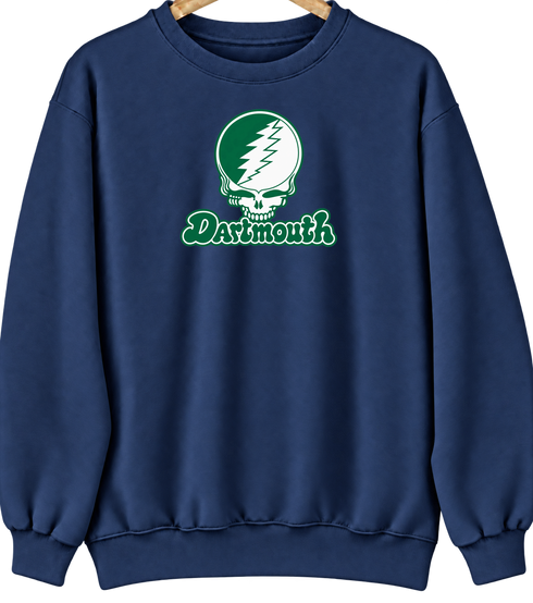 Dartmouth Stealie Premium Unisex Crewneck — Navy