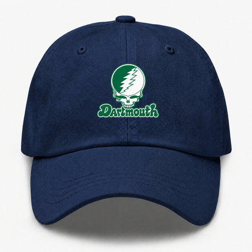 Dartmouth Stealie Premium Unisex Dad Hat — Design: Dartmouth College — Navy