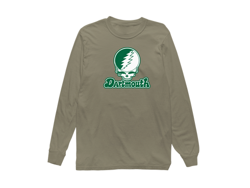 Dartmouth Stealie Premium Unisex Long-Sleeve — Design: Dartmouth College — Sandstone