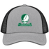 Dartmouth Stealie Premium Unisex Trucker Cap — Design: Dartmouth College — Heather Grey/Black