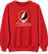 Davidson- Stealie Premium Unisex Crewneck — Design: Davidson-College — Red