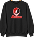 Davidson- Stealie Premium Unisex Crewneck — Design: Davidson-College — Black