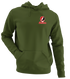 Davidson- Stealie Premium Unisex Hoodie — Design: Davidson-College — Military Green