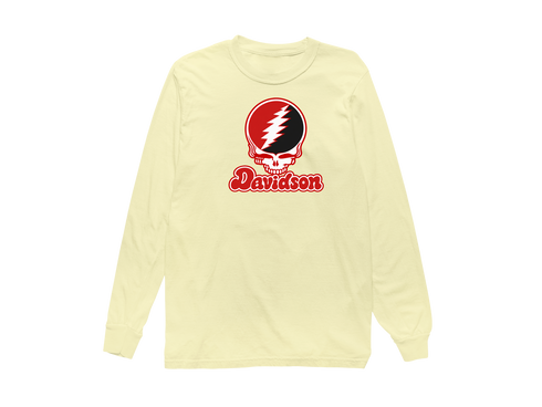 Davidson- Stealie Premium Unisex Long-Sleeve — Design: Davidson-College — Butter