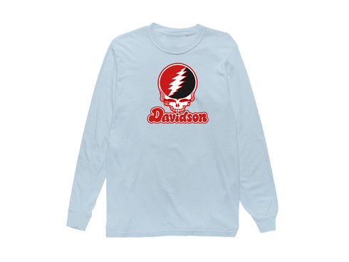 Davidson- Stealie Premium Unisex Long-Sleeve — Design: Davidson-College — Chambray