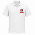 Davidson- Stealie Premium Unisex Polo — Design: Davidson-College — White