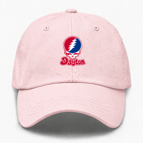 Dayton Stealie Premium Unisex Dad Hat — Design: Dayton University of — Pink