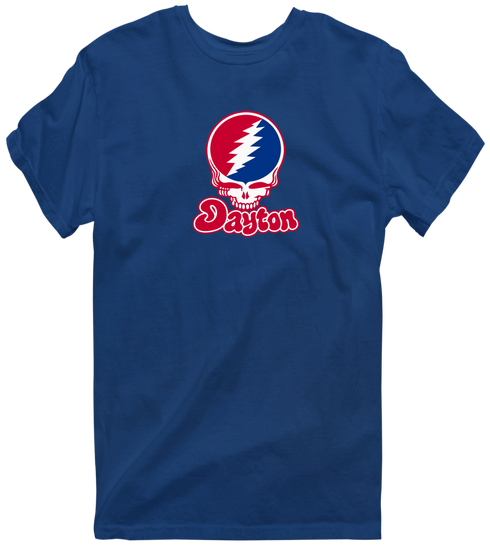 Dayton Stealie Premium Unisex T-Shirt — Design: Dayton University of — Navy