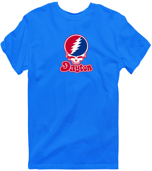 Dayton Stealie Premium Unisex T-Shirt — Design: Dayton University of — Royal