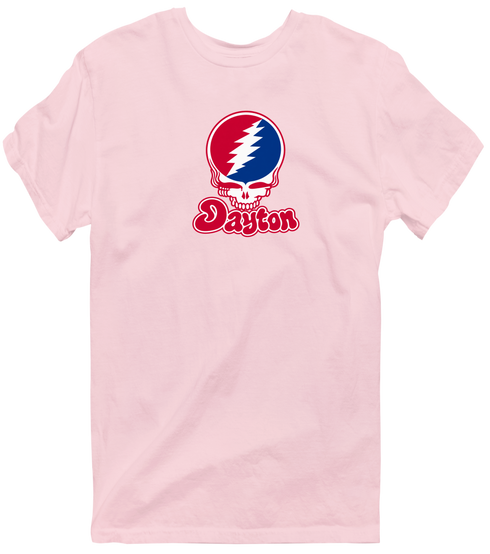 Dayton Stealie Premium Unisex T-Shirt — Design: Dayton University of — Light Pink
