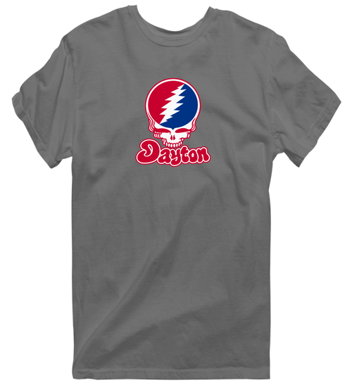 Dayton Stealie Premium Unisex T-Shirt — Design: Dayton University of — Charcoal